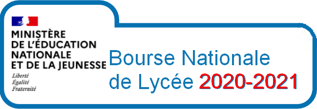 Logo Bourse Nationale de Lycée pour l'année scolaire 2020-2021
